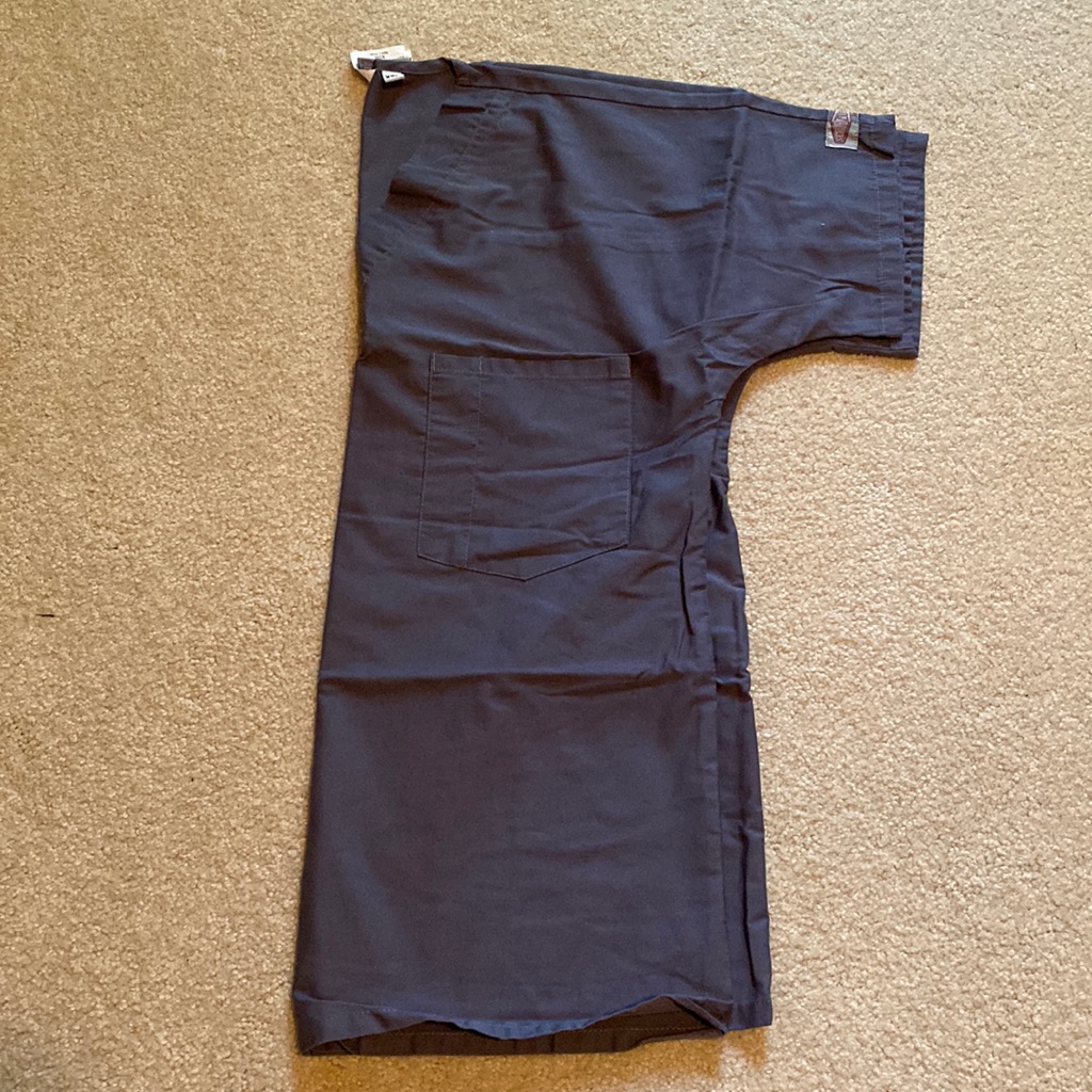Scrub Zone Grey Scrub Top